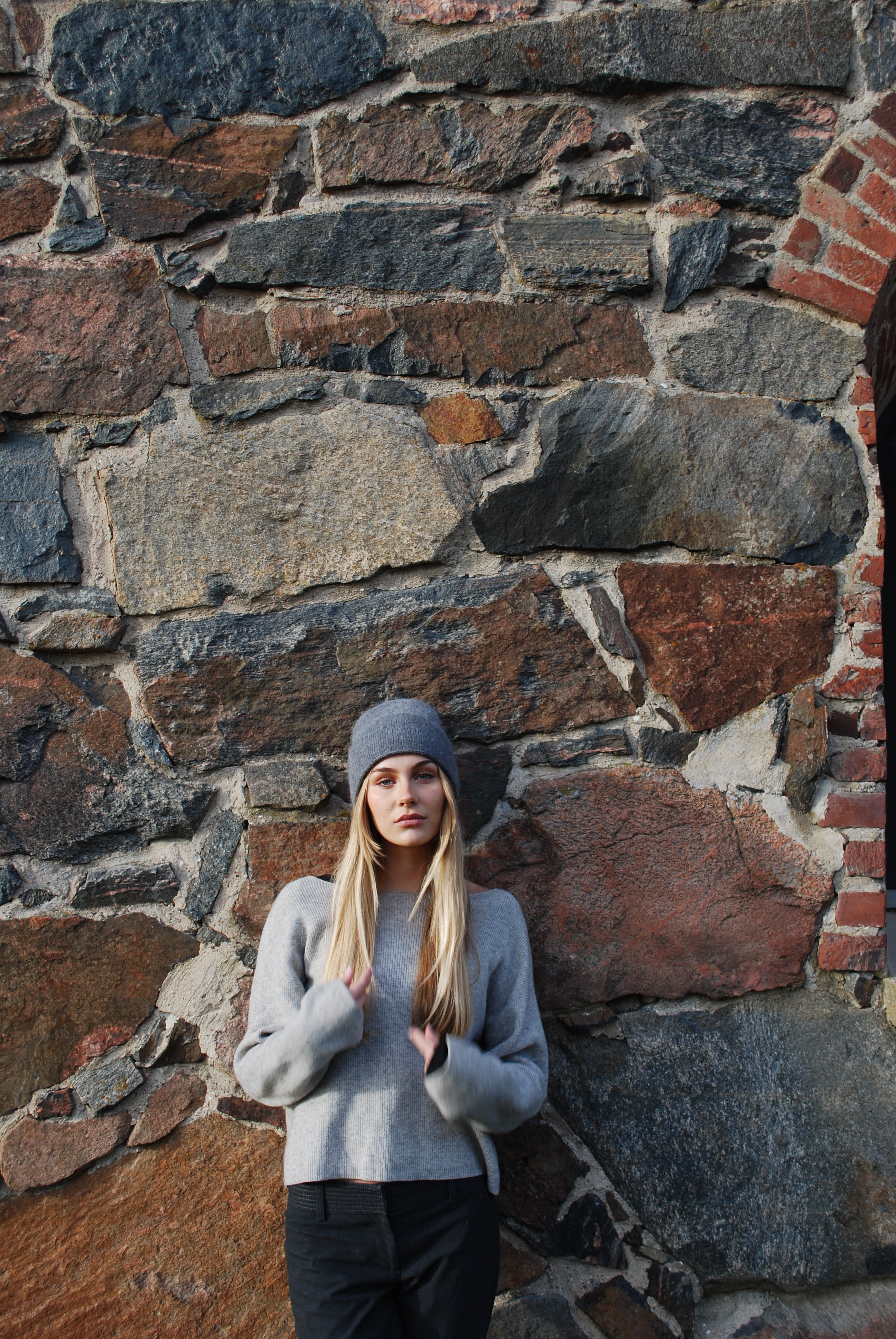 Isabella Torin beanie grå