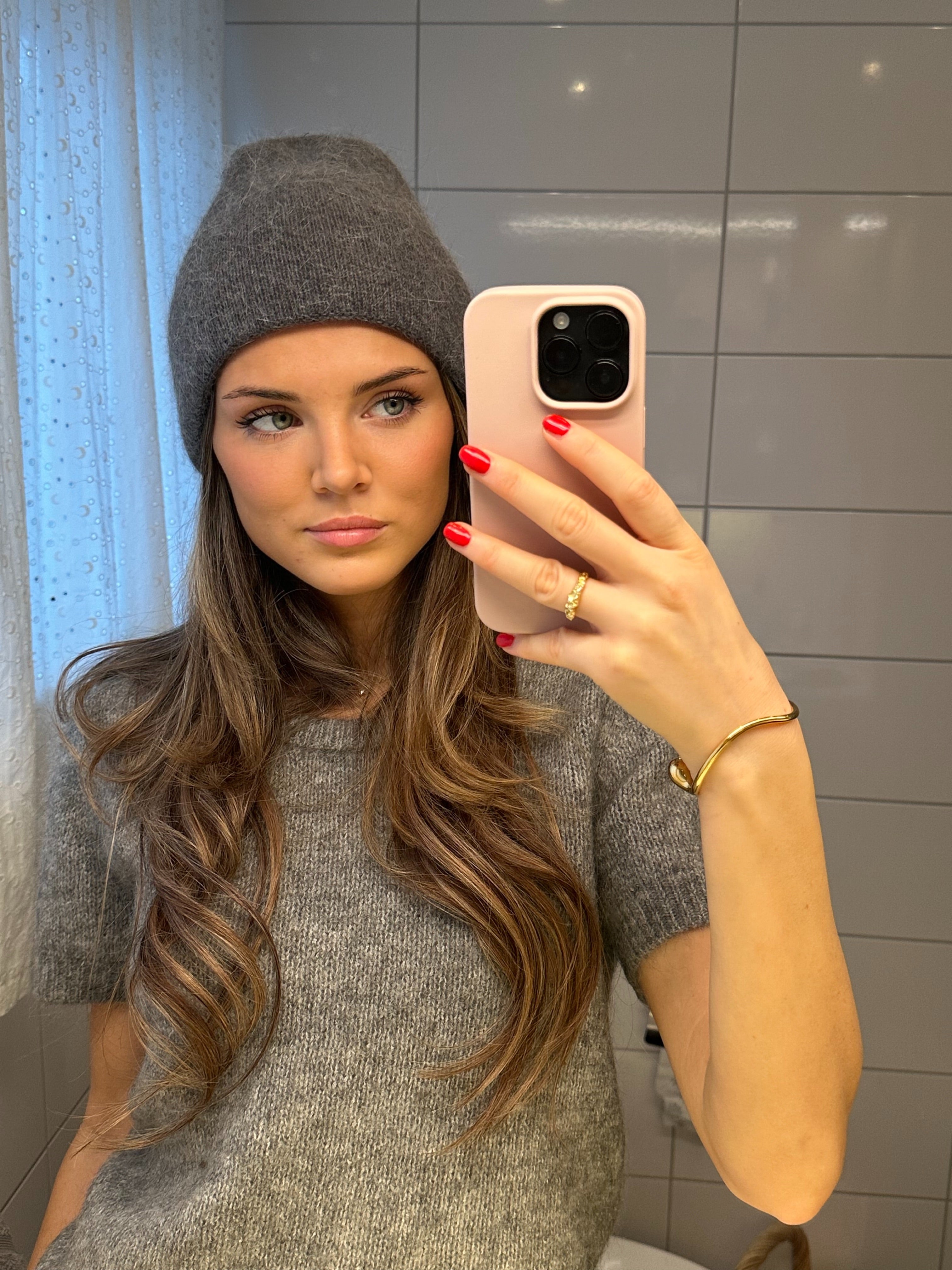 Isabella Torin beanie grå